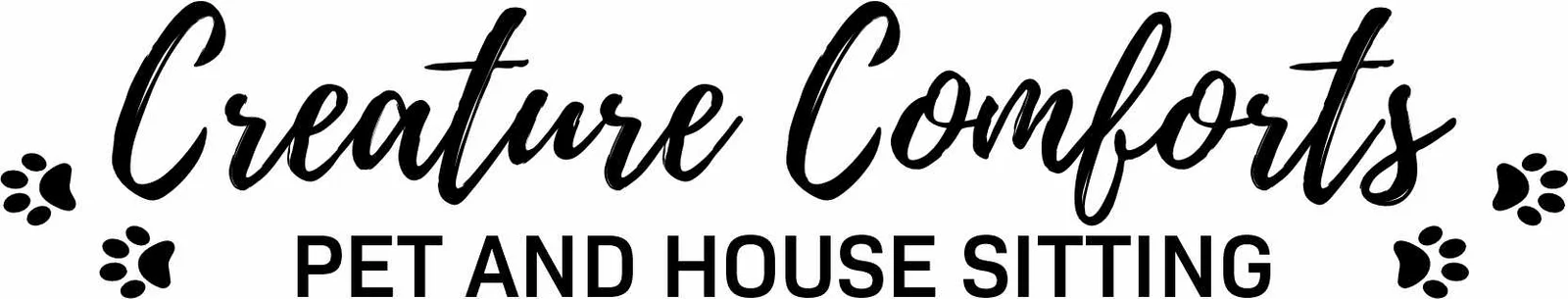 Creature Comforts Pet and House sitting logo2